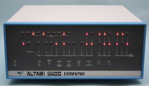 computer technology: Altair 8800 circa 1975