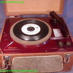 Silvertone portable phonograph